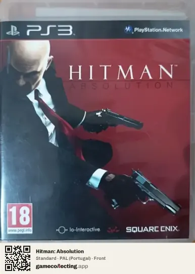 Hitman: Absolution PlayStation 3, Portugal box front