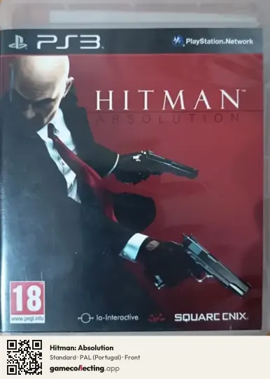 Hitman: Absolution PlayStation 3, Portugal box front
