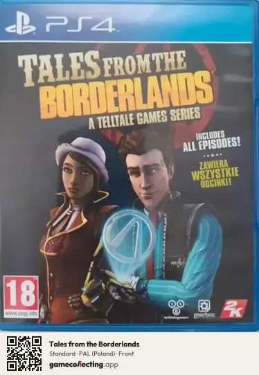 Tales from the Borderlands PlayStation 4, Poland box front