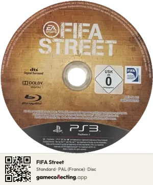FIFA Street PlayStation 3, PAL disc