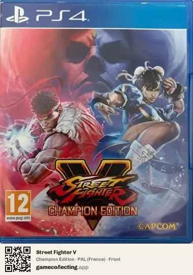Street Fighter V PlayStation 4, France box front