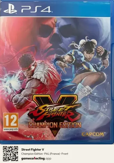 Street Fighter V PlayStation 4, France box front