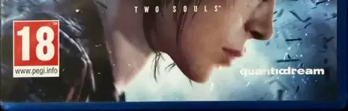 Heavy Rain / Beyond: Two Souls Collection, the PEGI square on its front