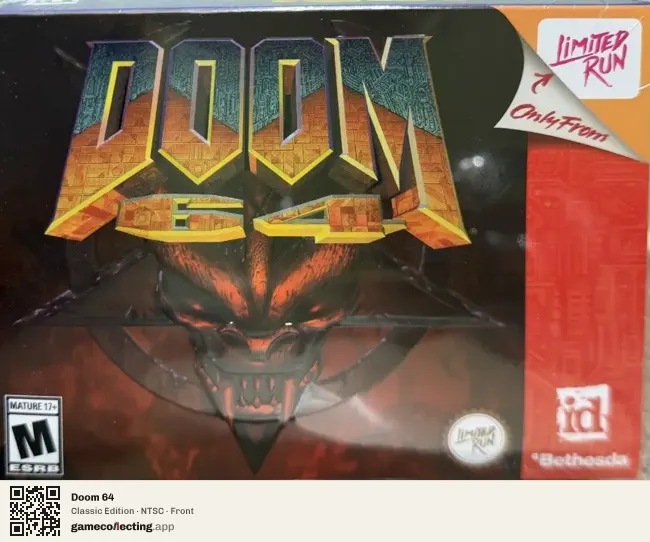 Doom 64 Xbox One, NTSC box front