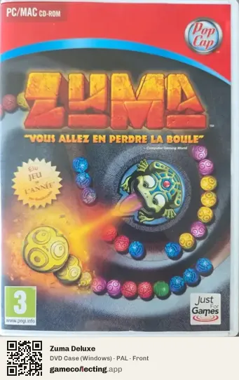 Zuma Deluxe Computer, PAL box front