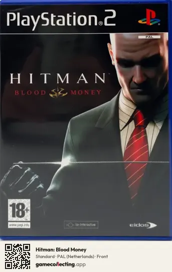 Hitman: Blood Money PlayStation 2, Netherlands box front