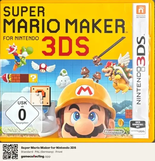 Super Mario Maker for Nintendo 3DS Nintendo 3DS, Germany box front