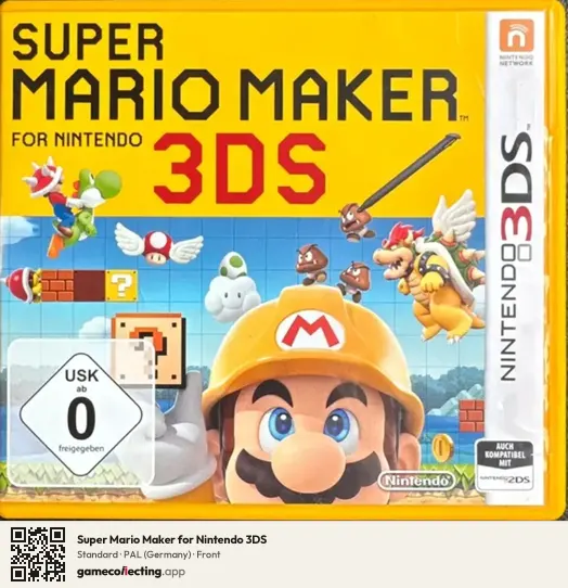 Super Mario Maker for Nintendo 3DS Nintendo 3DS, Germany box front