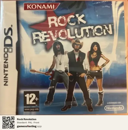 Rock Revolution Nintendo DS, PAL box front