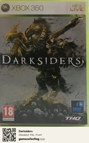 Darksiders Xbox 360, PAL box front