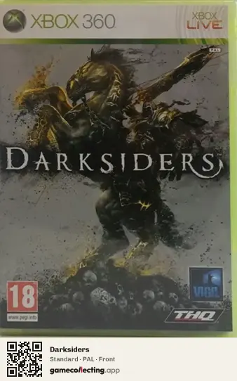 Darksiders Xbox 360, PAL box front
