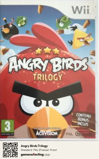 Angry Birds Trilogy Nintendo Wii, France box front