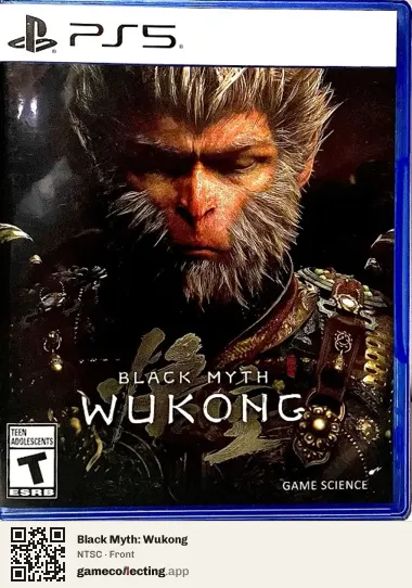 Black Myth: Wukong PlayStation 5, NTSC box front