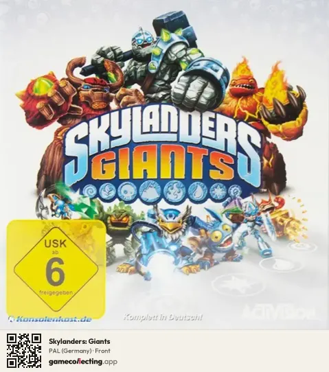 Skylanders: Giants Nintendo 3DS, Germany box front