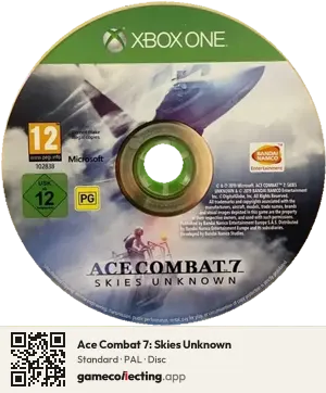 Ace Combat 7: Skies Unknown Xbox One, PAL disc