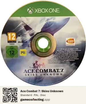 Ace Combat 7: Skies Unknown Xbox One, PAL disc