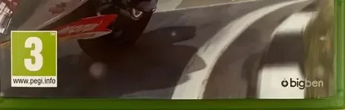 TT Isle of Man: Ride on the Edge, the USK square on its front