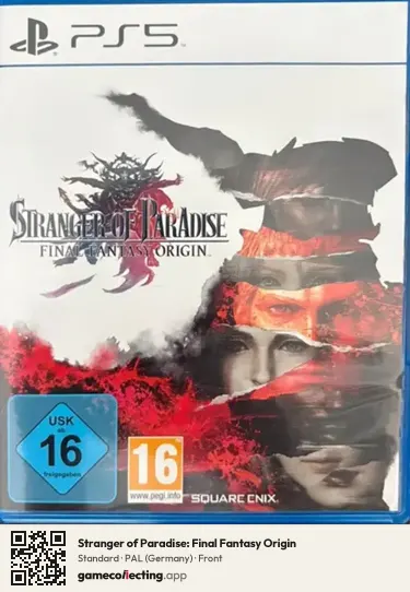 Stranger of Paradise: Final Fantasy Origin PlayStation 5, Germany box front