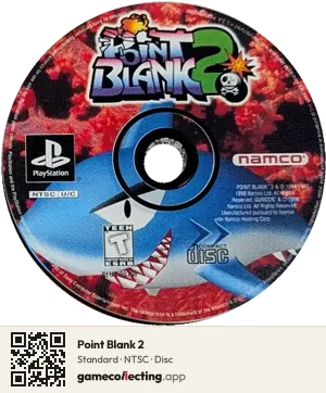 Point Blank 2 PlayStation, NTSC disc