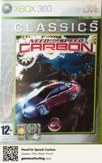 Need for Speed: Carbon Xbox 360, Italy box front