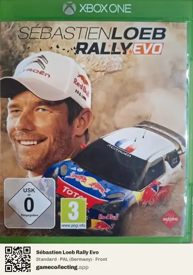 Sébastien Loeb Rally Evo Xbox One, Germany box front