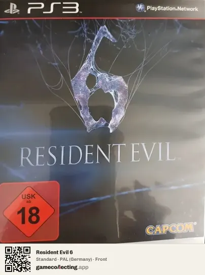 Resident Evil 6 PlayStation 3, Germany box front