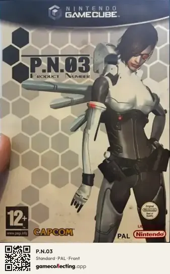 P.N.03 Nintendo GameCube, PAL box front