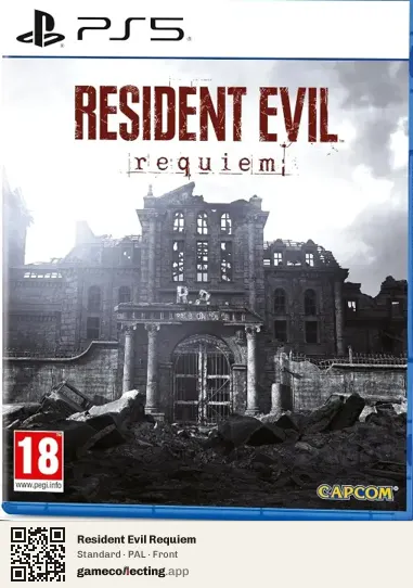 Resident Evil Requiem PlayStation 5, PAL box front