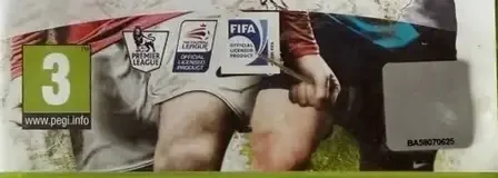 FIFA 12, the PEGI square on its front