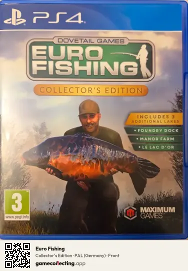 Euro Fishing PlayStation 4, Germany box front