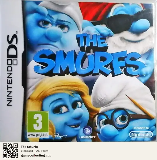 The Smurfs Nintendo DS, PAL box front