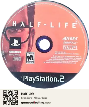 Half-Life PlayStation 2, NTSC disc