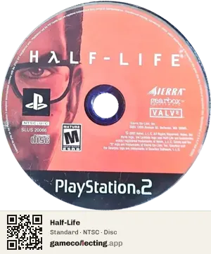 Half-Life PlayStation 2, NTSC disc