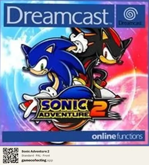 Sonic Adventure 2 Sega Dreamcast, PAL box front