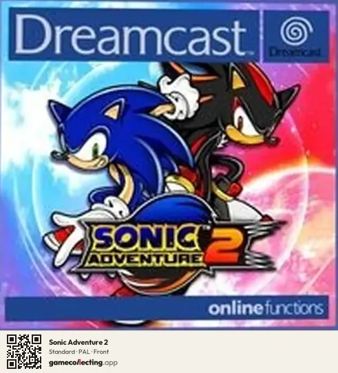 Sonic Adventure 2 Sega Dreamcast, PAL box front