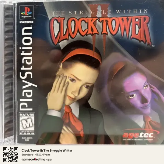 Clock Tower II: The Struggle Within PlayStation, NTSC box front