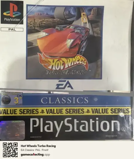 Hot Wheels Turbo Racing PlayStation, PAL box front