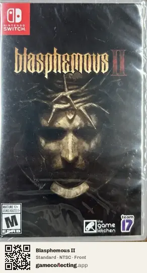 Blasphemous II Nintendo Switch, NTSC box front