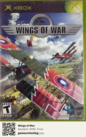 Wings of War Xbox, NTSC box front
