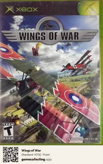 Wings of War Xbox, NTSC box front