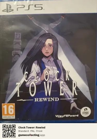 Clock Tower: Rewind PlayStation 5, PAL box front