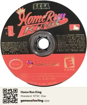 Home Run King Nintendo GameCube, NTSC disc