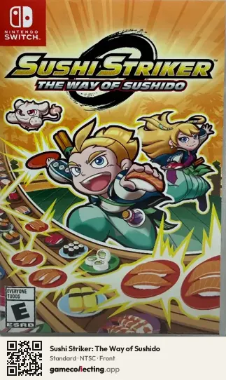 Sushi Striker: The Way of Sushido Nintendo Switch, NTSC box front