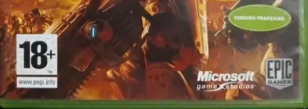 Gears of War 2, the PEGI square on its front