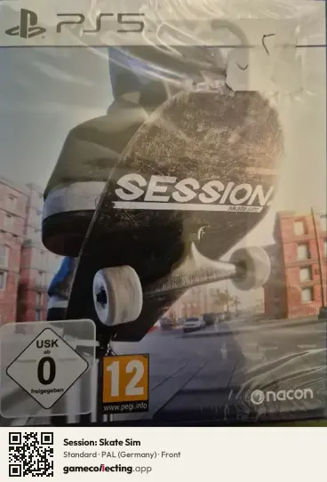 Session: Skate Sim PlayStation 5, Germany box front