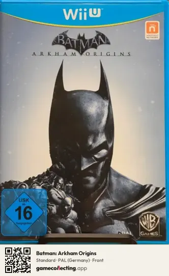 Batman: Arkham Origins Nintendo Wii U, Germany box front