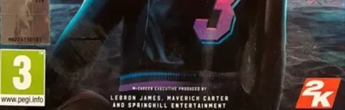 NBA 2K20, the USK square on its front