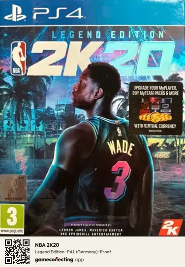 NBA 2K20 PlayStation 4, Germany box front