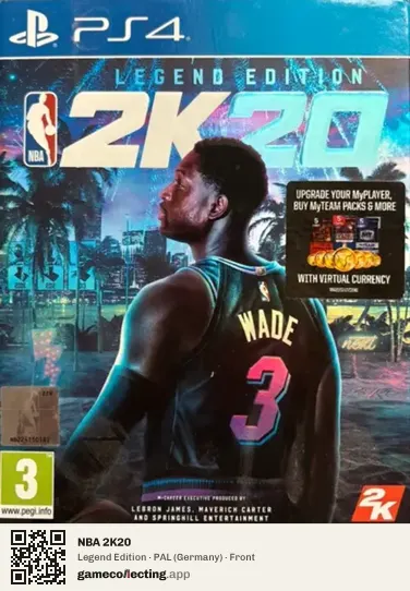 NBA 2K20 PlayStation 4, Germany box front
