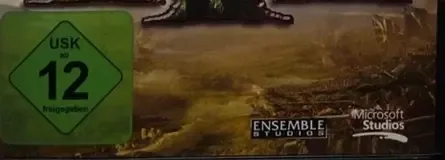 Age of Empires III, the USK square on its front